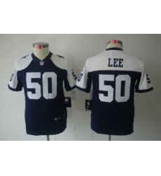 Youth Nike Dallas Cowboys #50 Lee Blue Limited Throwback NFL Jerseys Youth Nike Dallas Cowboys #50 Lee Blue Limited Throwback NFL Jerseys