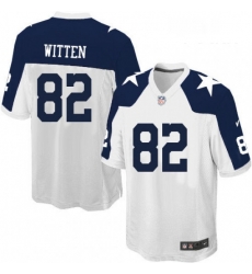 Youth Nike Dallas Cowboys 82 Jason Witten Elite White Throwback Alternate NFL Jersey Youth Nike Dallas Cowboys 82 Jason Witten Elite White Throwback Alternate NFL Jersey