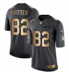 Youth Nike Dallas Cowboys 82 Jason Witten Limited BlackGold Salute to Service NFL Jersey Youth Nike Dallas Cowboys 82 Jason Witten Limited BlackGold Salute to Service NFL Jersey