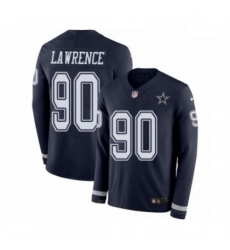 Youth Nike Dallas Cowboys 90 Demarcus Lawrence Limited Navy Blue Therma Long Sleeve NFL Jersey Youth Nike Dallas Cowboys 90 Demarcus Lawrence Limited Navy Blue Therma Long Sleeve NFL Jersey