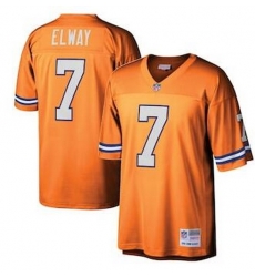 Men Broncos 7 Elway Throwback Orange jersey Men Broncos 7 Elway Throwback Orange jersey