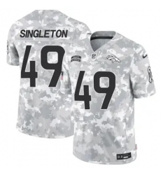 Men Denver Brocos Alex Singleton #49 2024 Salute To Service Stitched Limited NFL Jersey Men Denver Brocos Alex Singleton #49 2024 Salute To Service Stitched Limited NFL Jersey