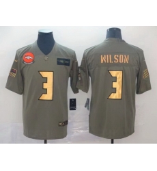 Men Denver Broncos 3 Russell Wilson Olive Gold Salute To Service Limited Stitched jersey Men Denver Broncos 3 Russell Wilson Olive Gold Salute To Service Limited Stitched jersey
