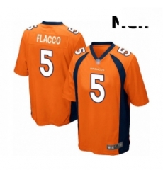 Men Denver Broncos 5 Joe Flacco Game Orange Team Color Football Jersey Men Denver Broncos 5 Joe Flacco Game Orange Team Color Football Jersey