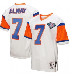 Men Denver Broncos 7 John Elway 1994 Mitchell 26 Ness White Throwback Retired Stitched Football Jersey Men Denver Broncos 7 John Elway 1994 Mitchell 26 Ness White Throwback Retired Stitched Football Jersey