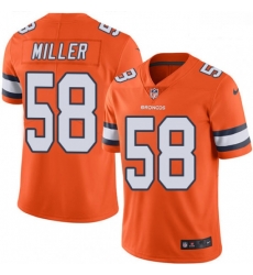 Men Nike Denver Broncos 58 Von Miller Elite Orange Rush Vapor Untouchable NFL Jersey Men Nike Denver Broncos 58 Von Miller Elite Orange Rush Vapor Untouchable NFL Jersey
