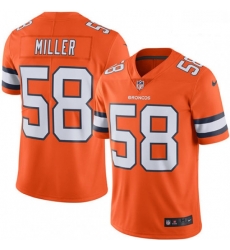Men Nike Denver Broncos 58 Von Miller Limited Orange Rush Vapor Untouchable NFL Jersey Men Nike Denver Broncos 58 Von Miller Limited Orange Rush Vapor Untouchable NFL Jersey