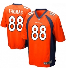 Men Nike Denver Broncos 88 Demaryius Thomas Game Orange Team Color NFL Jersey Men Nike Denver Broncos 88 Demaryius Thomas Game Orange Team Color NFL Jersey