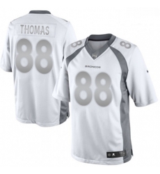 Men Nike Denver Broncos 88 Demaryius Thomas Limited White Platinum NFL Jersey Men Nike Denver Broncos 88 Demaryius Thomas Limited White Platinum NFL Jersey