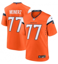 Men Nike Quinn Meinerz #77 Orange Denver Broncos Team Game Jersey Men Nike Quinn Meinerz #77 Orange Denver Broncos Team Game Jersey
