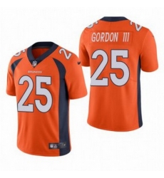 Men Orange Denver Broncos 25 Melvin Gordon III Vapor Untouchable Limited Stitched Jersey Men Orange Denver Broncos 25 Melvin Gordon III Vapor Untouchable Limited Stitched Jersey