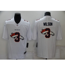 Men's Denver Broncos #3 Russell Wilson White 2020 Shadow Logo Vapor Untouchable Stitched NFL Nike Limited Jersey Men's Denver Broncos #3 Russell Wilson White 2020 Shadow Logo Vapor Untouchable Stitched NFL Nike Limited Jersey