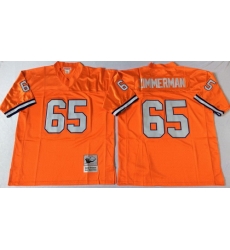 Mitchell And Ness Broncos #65 ZIMMERMAN orange Throwback Stitched NFL Jersey Mitchell And Ness Broncos #65 ZIMMERMAN orange Throwback Stitched NFL Jersey