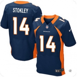 NFL Denver Broncos #14 Brandon Stokley Elite Blue Men Jersey