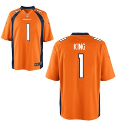 Nike Broncos #1 Marquette King Orange Elite Jersey Nike Broncos #1 Marquette King Orange Elite Jersey