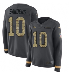 Nike Broncos #10 Emmanuel Sanders Anthracite Salute to Service Nike Broncos #10 Emmanuel Sanders Anthracite Salute to Service