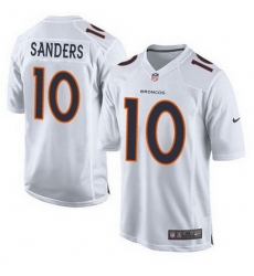 Nike Broncos #10 Emmanuel Sanders White Mens Stitched NFL Game Event Jersey Nike Broncos #10 Emmanuel Sanders White Mens Stitched NFL Game Event Jersey
