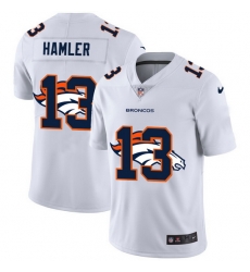 Nike Broncos 13 KJ Hamler White Shadow Logo Limited Jersey Nike Broncos 13 KJ Hamler White Shadow Logo Limited Jersey
