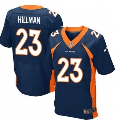 Nike Broncos #23 Ronnie Hillman Navy Blue Alternate Mens Stitched NFL New Elite Jersey Nike Broncos #23 Ronnie Hillman Navy Blue Alternate Mens Stitched NFL New Elite Jersey