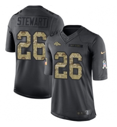 Nike Broncos #26 Darian Stewart Black Mens Stitched NFL Limited 2016 Salute to Service Jersey Nike Broncos #26 Darian Stewart Black Mens Stitched NFL Limited 2016 Salute to Service Jersey