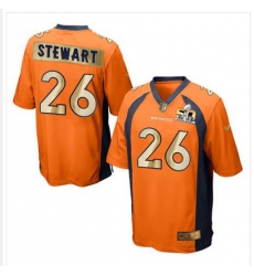 Nike Broncos #26 Darian Stewart Orange Team Color Mens Stitched NFL Game Super Bowl 50 Collection Jersey Nike Broncos #26 Darian Stewart Orange Team Color Mens Stitched NFL Game Super Bowl 50 Collection Jersey