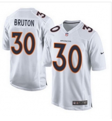 Nike Broncos #30 David Bruton White Mens Stitched NFL Game Event Jersey Nike Broncos #30 David Bruton White Mens Stitched NFL Game Event Jersey