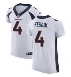 Nike Broncos #4 Case Keenum White Mens Stitched NFL Vapor Untouchable Elite Jersey Nike Broncos #4 Case Keenum White Mens Stitched NFL Vapor Untouchable Elite Jersey