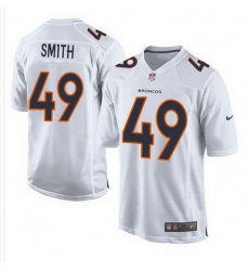 Nike Broncos #49 Dennis Smith White Mens Stitched NFL Game Event Jersey Nike Broncos #49 Dennis Smith White Mens Stitched NFL Game Event Jersey