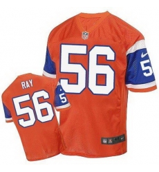 Nike Broncos #56 Shane Ray Orange Throwback Mens Stitched NFL Elite Jersey Nike Broncos #56 Shane Ray Orange Throwback Mens Stitched NFL Elite Jersey