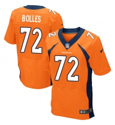 Nike Broncos #72 Garett Bolles Orange Team Color Mens Stitched NFL New Elite Jersey Nike Broncos #72 Garett Bolles Orange Team Color Mens Stitched NFL New Elite Jersey