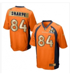 Nike Broncos #84 Shannon Sharpe Orange Team Color Mens Stitched NFL Game Super Bowl 50 Collection Jersey Nike Broncos #84 Shannon Sharpe Orange Team Color Mens Stitched NFL Game Super Bowl 50 Collection Jersey