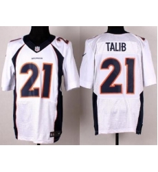 Nike Denver Broncos 21 Aqib Talib White Elite NFL Jersey Nike Denver Broncos 21 Aqib Talib White Elite NFL Jersey