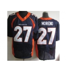 Nike Denver Broncos 27 Knowshon Moreno Blue Elite NFL Jersey Nike Denver Broncos 27 Knowshon Moreno Blue Elite NFL Jersey