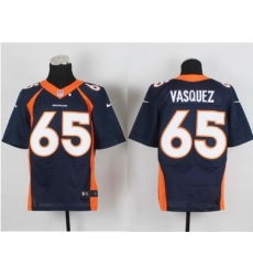 Nike Denver Broncos 65 Louis vasquez blue Elite NFL Jersey Nike Denver Broncos 65 Louis vasquez blue Elite NFL Jersey