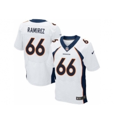 Nike Denver Broncos 66 Manny Ramirez White Elite NFL Jersey Nike Denver Broncos 66 Manny Ramirez White Elite NFL Jersey