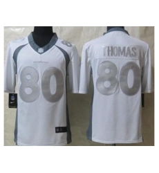 Nike Denver Broncos 80 Julius Thomas White Game Platinum NFL Jersey Nike Denver Broncos 80 Julius Thomas White Game Platinum NFL Jersey