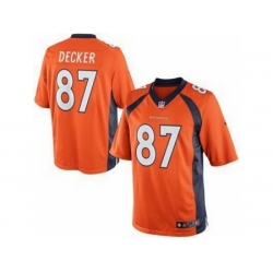 Nike Denver Broncos 87 Eric Decker Orange Limited NFL Jersey
