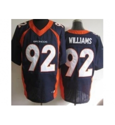 Nike Denver Broncos 92 Sylvester Williams Blue Elite NFL Jersey Nike Denver Broncos 92 Sylvester Williams Blue Elite NFL Jersey