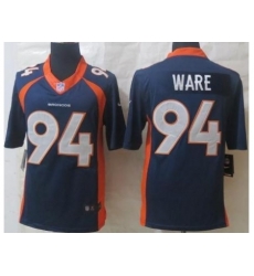 Nike Denver Broncos 94 DeMarcus Ware Blue Limited NFL Jersey Nike Denver Broncos 94 DeMarcus Ware Blue Limited NFL Jersey
