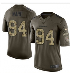 Nike Denver Broncos #94 DeMarcus Ware Green Men 27s Stitched NFL Limited Salute To Service Jersey Nike Denver Broncos #94 DeMarcus Ware Green Men 27s Stitched NFL Limited Salute To Service Jersey