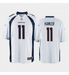 men k.j. hamler denver broncos white game jersey men k.j. hamler denver broncos white game jersey