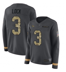 Broncos 3 Drew Lock Anthracite Salute to Service Women Stitched Football Limited Therma Long Sleeve Jersey Broncos 3 Drew Lock Anthracite Salute to Service Women Stitched Football Limited Therma Long Sleeve Jersey