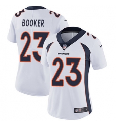 Nike Broncos #23 Devontae Booker White Womens Stitched NFL Vapor Untouchable Limited Jersey Nike Broncos #23 Devontae Booker White Womens Stitched NFL Vapor Untouchable Limited Jersey