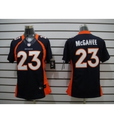 Nike Women NFL Denver Broncos #23 Willis McGahee Blue Jerseys Nike Women NFL Denver Broncos #23 Willis McGahee Blue Jerseys
