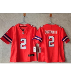 Women Denver Broncos 2 Pat Surtain II Orange 2024 Throwback F U S E Throwback Stitched Jersey Women Denver Broncos 2 Pat Surtain II Orange 2024 Throwback F U S E Throwback Stitched Jersey
