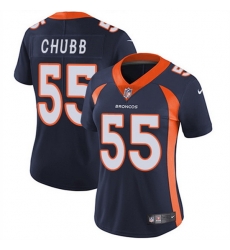 Women Denver Broncos 55 Bradley Chubb Navy Vapor Untouchable Limited Stitched NFL Jersey Women Denver Broncos 55 Bradley Chubb Navy Vapor Untouchable Limited Stitched NFL Jersey