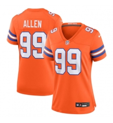 Women Denver Broncos 99 Zach Allen Orange Mile High Collection 1977 Throwback Stitched Jersey Women Denver Broncos 99 Zach Allen Orange Mile High Collection 1977 Throwback Stitched Jersey