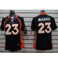 Women Nike Denver Broncos 23 Willis McGahee Blue Game LIMITED Jerseys Women Nike Denver Broncos 23 Willis McGahee Blue Game LIMITED Jerseys