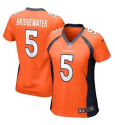 Women Nike Denver Broncos 5 Teddy Bridgewater Orange Vapor Untouchable Limited Jersey Women Nike Denver Broncos 5 Teddy Bridgewater Orange Vapor Untouchable Limited Jersey