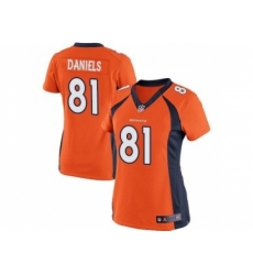 Women Nike Denver Broncos 81 Owen Daniels Orange NFL Jersey Women Nike Denver Broncos 81 Owen Daniels Orange NFL Jersey